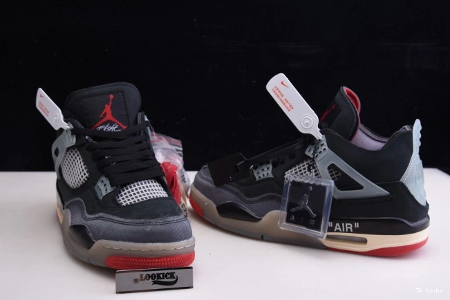 Reps TBK White Retro CV9388-001 Air x 4 Off Bred Jordan 0721